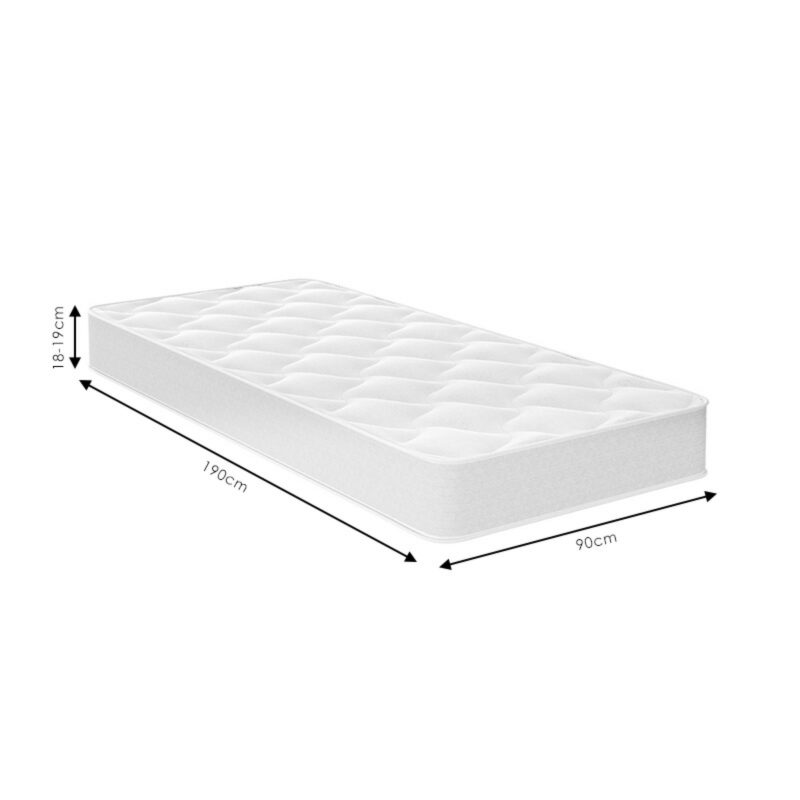 Στρώμα Fix Pad Chic Strom μονής όψης 18-19cm 90x190εκ - Image 4
