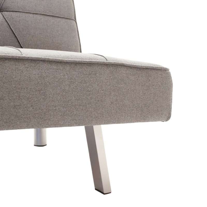 Καναπές-κρεβάτι 3θέσιος ύφασμα γκρι 175x83x74εκ - Image 7