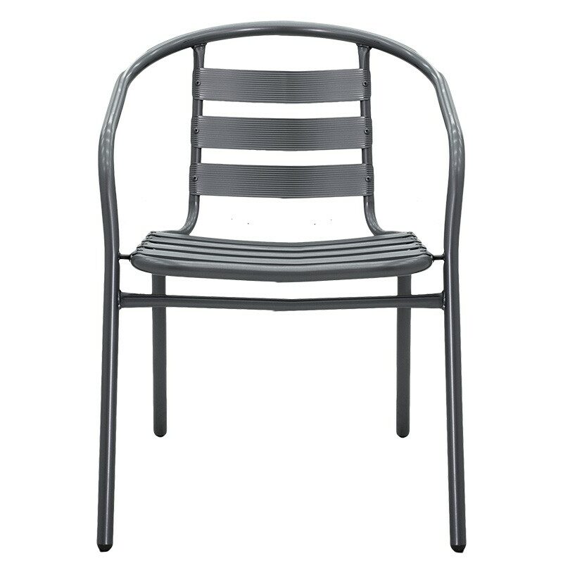 Πολυθρόνα Tade μέταλλο ανθρακί 54x62x74εκ