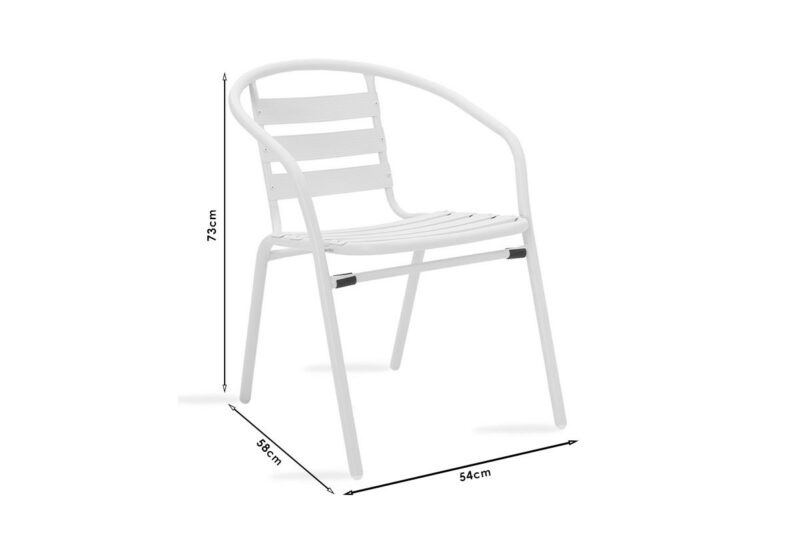 Πολυθρόνα Tade μέταλλο ανθρακί 54x62x74εκ - Image 7