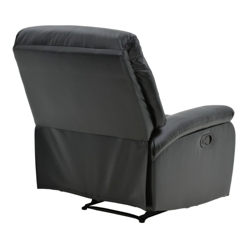 Πολυθρόνα relax μαύρο PU 80x94x102εκ - Image 3