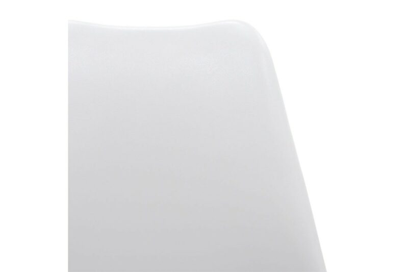 Καρέκλα Gaston PP-PU λευκό-φυσικό πόδι 53.5x48.5x83εκ - Image 5