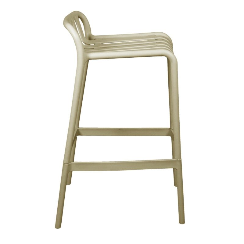 Σκαμπό μπαρ pp σε απόχρωση cappucino 56x36x87εκ - Image 3