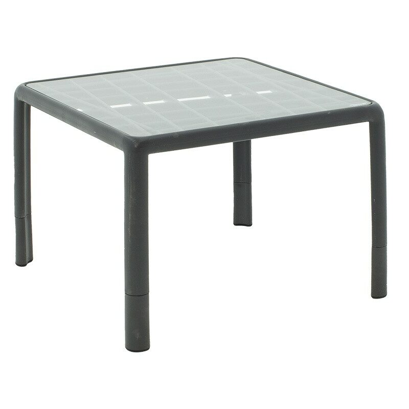 Σαλόνι Intricate σετ 4τμχ PP ανθρακί-ύφασμα ανθρακί antique