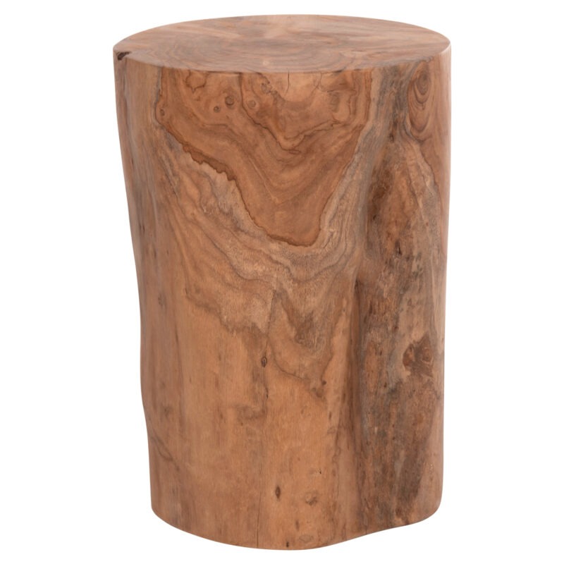 ΒΟΗΘΗΤΙΚΟ ΤΡΑΠΕΖΑΚΙ/ΣΚΑΜΠΟ  ΞΥΛΟ TEAK--ΦΥΣΙΚΟ Φ30x45Υεκ. - Image 4