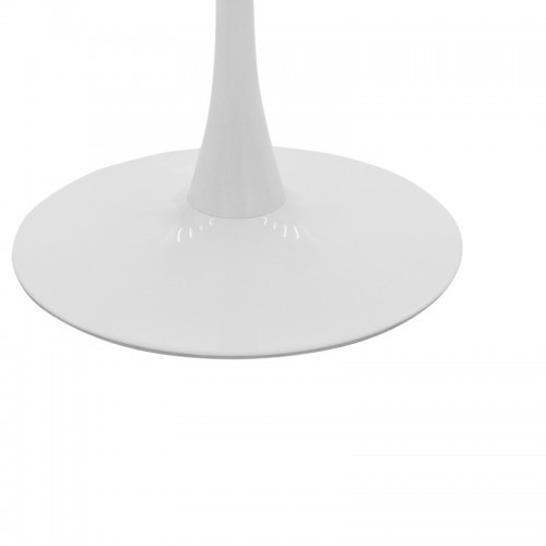 Tραπέζι Balou mdf σε λευκή απόχρωση με όψη μαρμάρου Φ80x76εκ