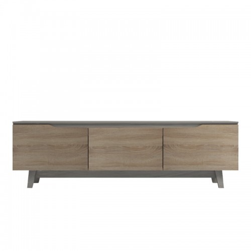 Έπιπλο τηλεόρασης Kasandra  μπεζ μαρμάρου-sonoma 180x35x48.5εκ - Image 3