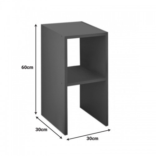 Κομοδίνο Deseo  σε oak απόχρωση 30x30x60εκ - Image 3