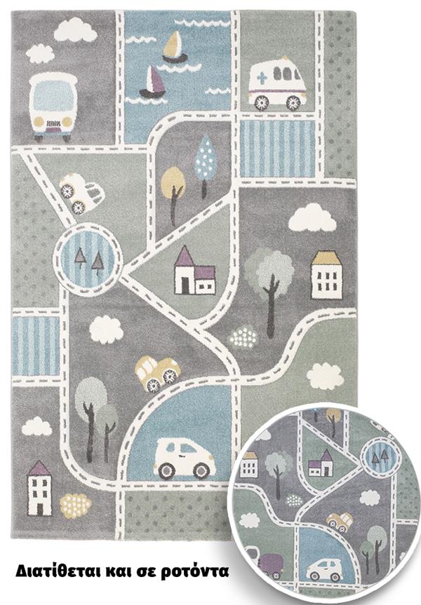 ΧΑΛΙ BONITA/CONFETTI 262    120Χ120  ΡΟΤΟΝΤΑ