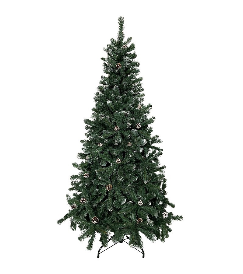 Δέντρο Colorado 210εκ Χιονισμένο Με Κουκουνάρια