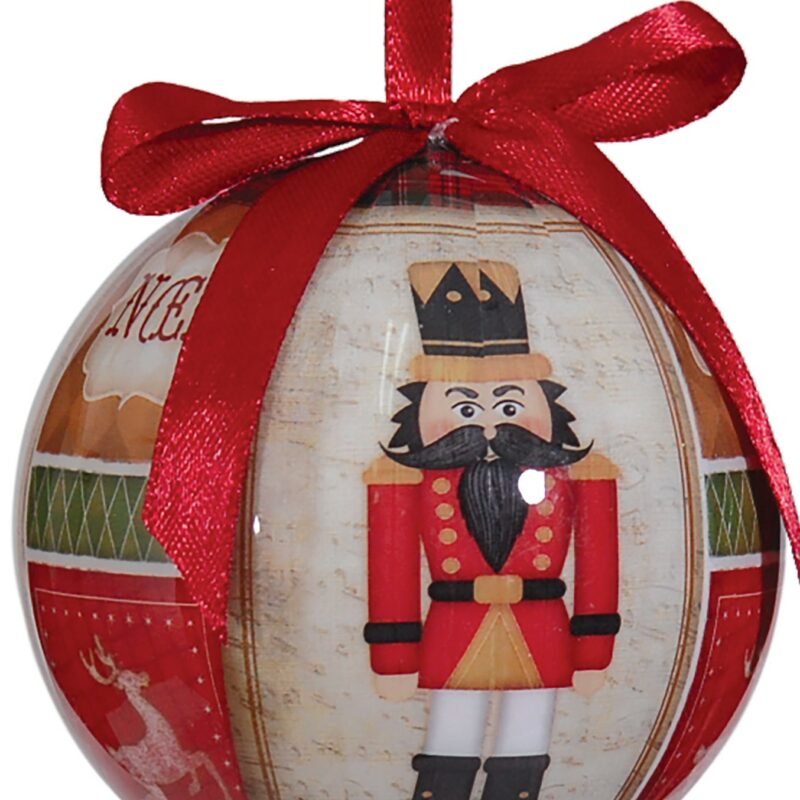 Πλαστικές Μπάλες Καρυοθράυστης Σε Κουτί Σέτ 14 Τεμαχίων / 4 Σχέδια,7,5cm