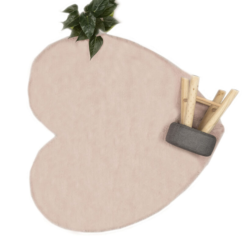 ΧΑΛΙ PUFFY FC19 PINK HEART ANTISLIP 160X160