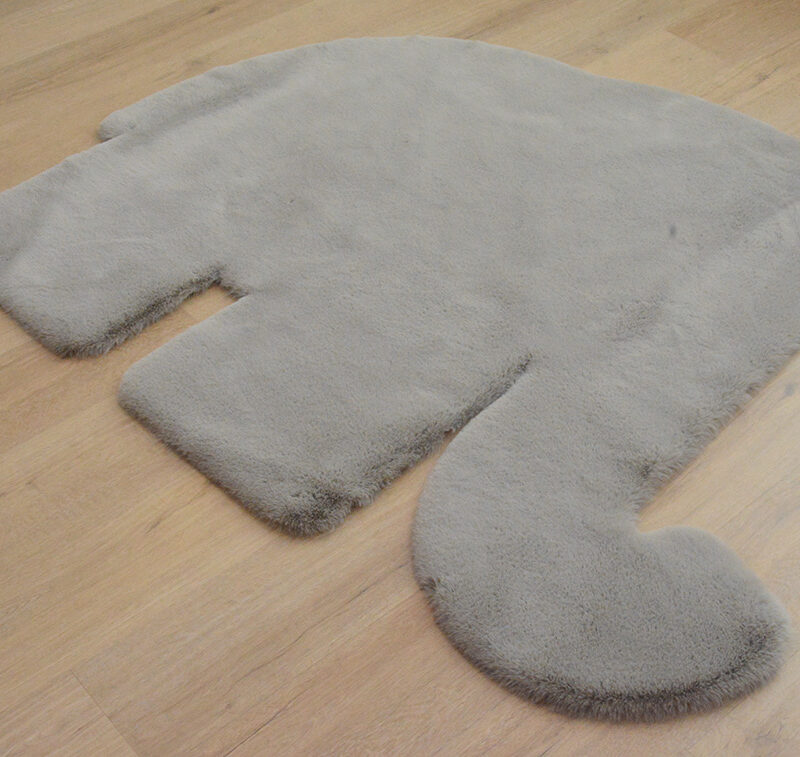 ΧΑΛΙ PUFFY FC25 TAUPE NEW ELEPHANT ANTISLIP 120X150