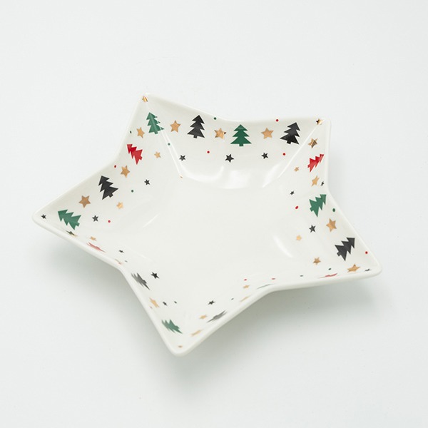 ΠΙΑΤΕΛΑ ΑΣΤΕΡΑΚΙ ΜΕ ΧΡΩΜΑΤΙΣΤΑ ΔΕΝΤΡΑΚΙΑ, 25cm