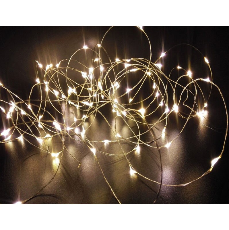 Χριστουγεννιάτικα φωτάκια led 50L copper (σύρμα) σε θερμό λευκό χρώμα
