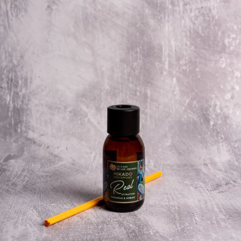 Αρωματικό χώρου με sticks amber & πορτοκάλι 95ml