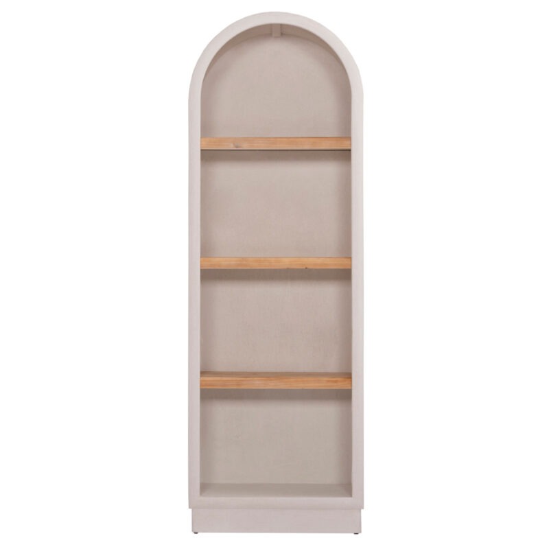 ΡΑΦΙΕΡΑ  MDF ΥΠΟΛΕΥΚΟ-ΡΑΦΙΑ ΞΥΛΟ ΕΛΑΤΟΥ ΦΥΣΙΚΟ 60x38,5x179Υεκ.