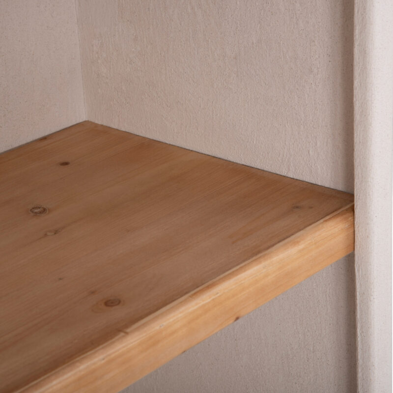 ΡΑΦΙΕΡΑ  MDF ΥΠΟΛΕΥΚΟ-ΡΑΦΙΑ ΞΥΛΟ ΕΛΑΤΟΥ ΦΥΣΙΚΟ 60x38,5x179Υεκ.