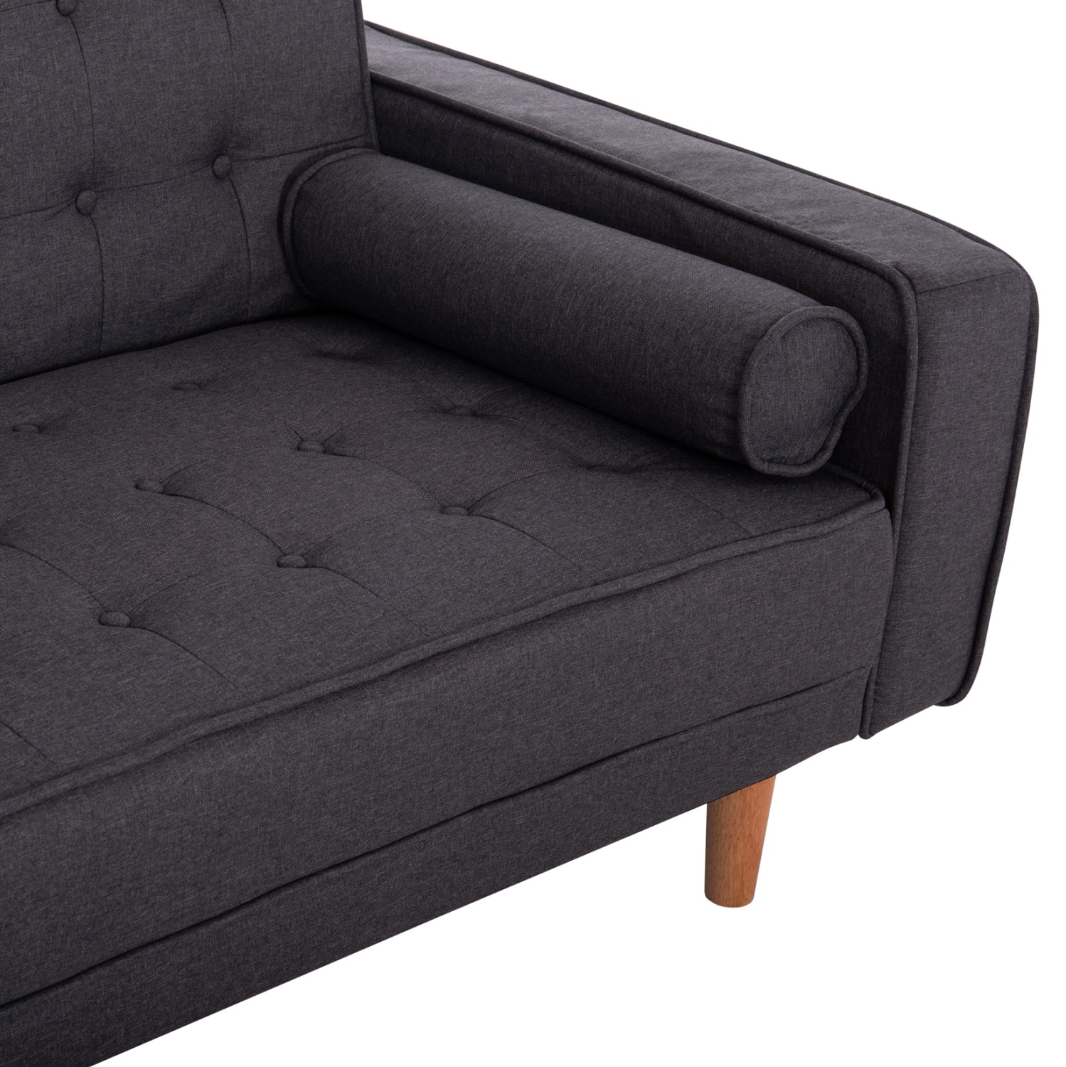 ΚΑΝΑΠΕΣ ΚΡΕΒΑΤΙ SALVADOR ΓΚΡΙ ΜΕ 2 ΠΛΑΙΝΑ ΜΑΞΙΛΑΡΙΑ 222x97x80Y εκ. - Image 8