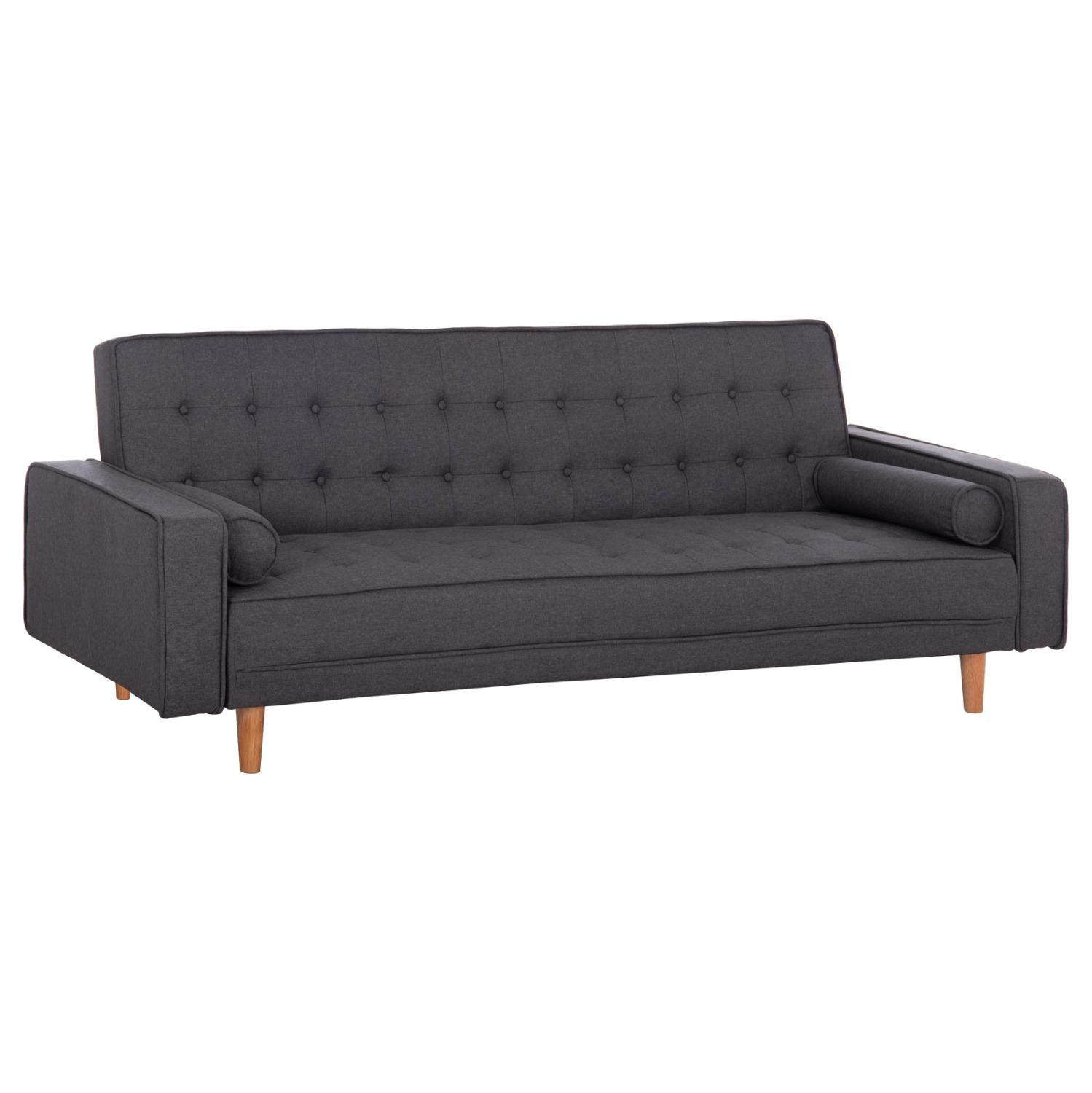 ΚΑΝΑΠΕΣ ΚΡΕΒΑΤΙ SALVADOR ΓΚΡΙ ΜΕ 2 ΠΛΑΙΝΑ ΜΑΞΙΛΑΡΙΑ 222x97x80Y εκ.