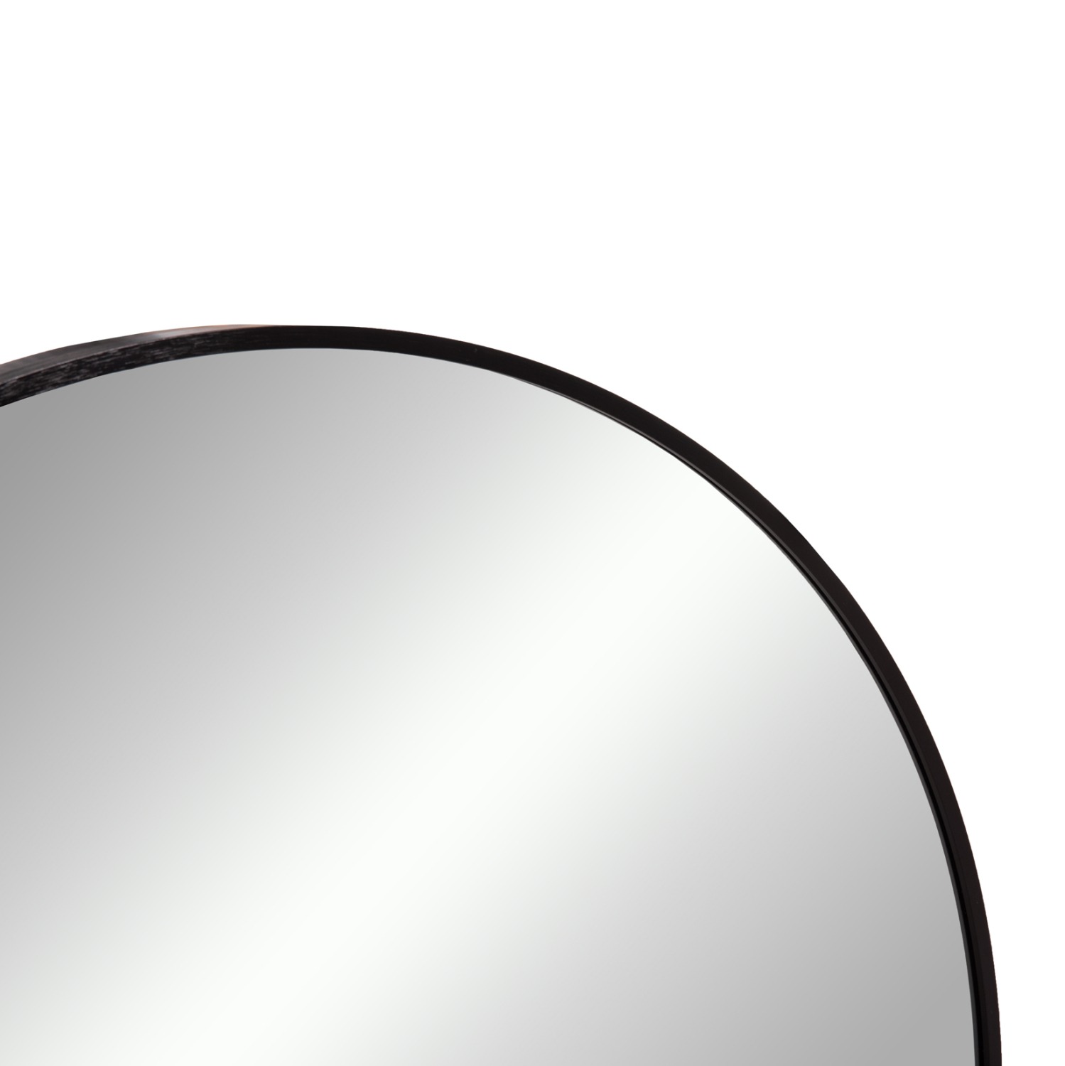 ΚΑΘΡΕΠΤΗΣ ΤΟΙΧΟΥ ARCHER ΠΛΑΙΣΙΟ ΣΤΡΟΓΓΥΛΟ ΑΛΟΥΜΙΝΙΟΥ ΜΑΥΡΟ Φ80εκ - Image 4