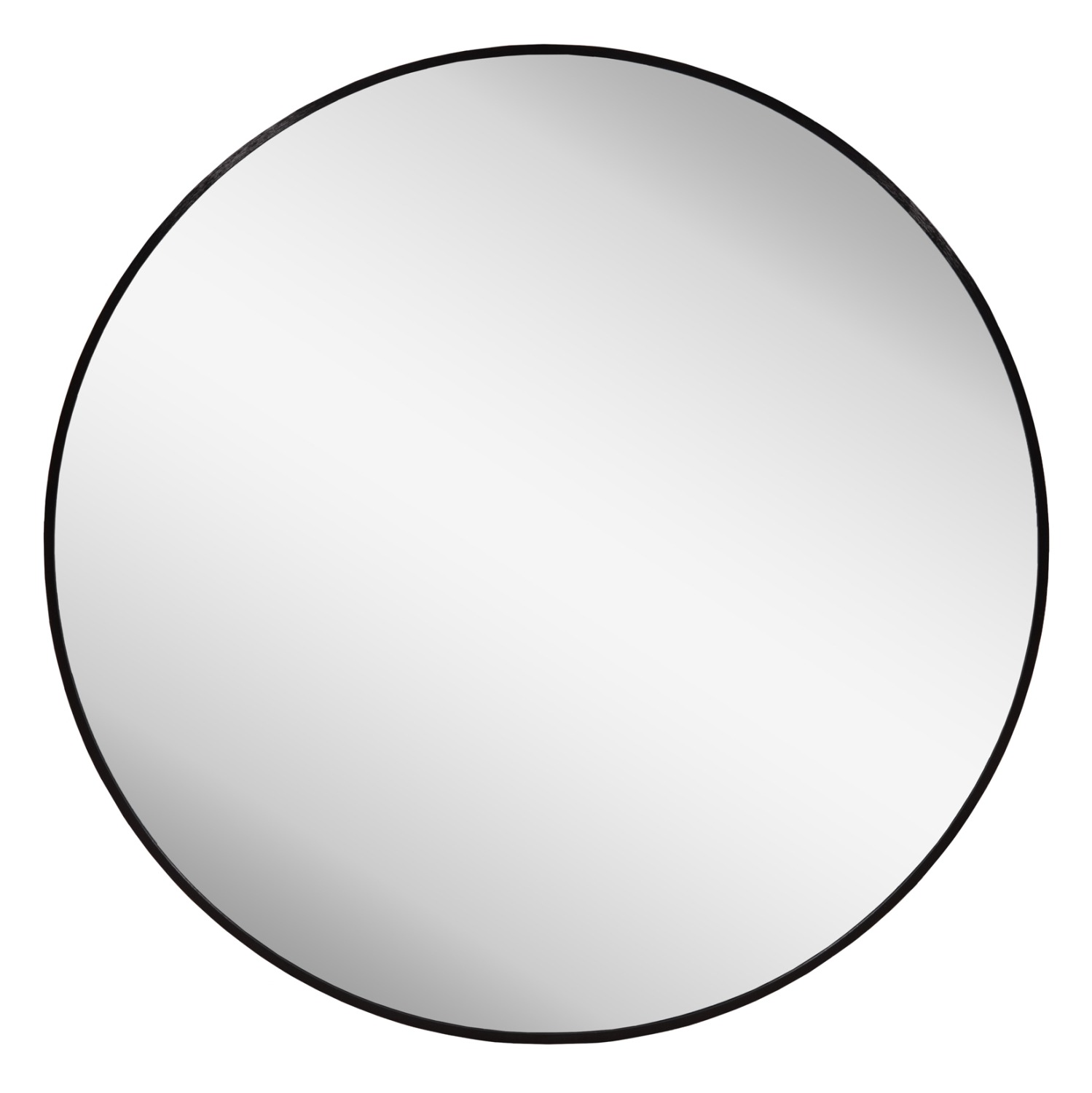 ΚΑΘΡΕΠΤΗΣ ΤΟΙΧΟΥ ARCHER ΠΛΑΙΣΙΟ ΣΤΡΟΓΓΥΛΟ ΑΛΟΥΜΙΝΙΟΥ ΜΑΥΡΟ Φ80εκ