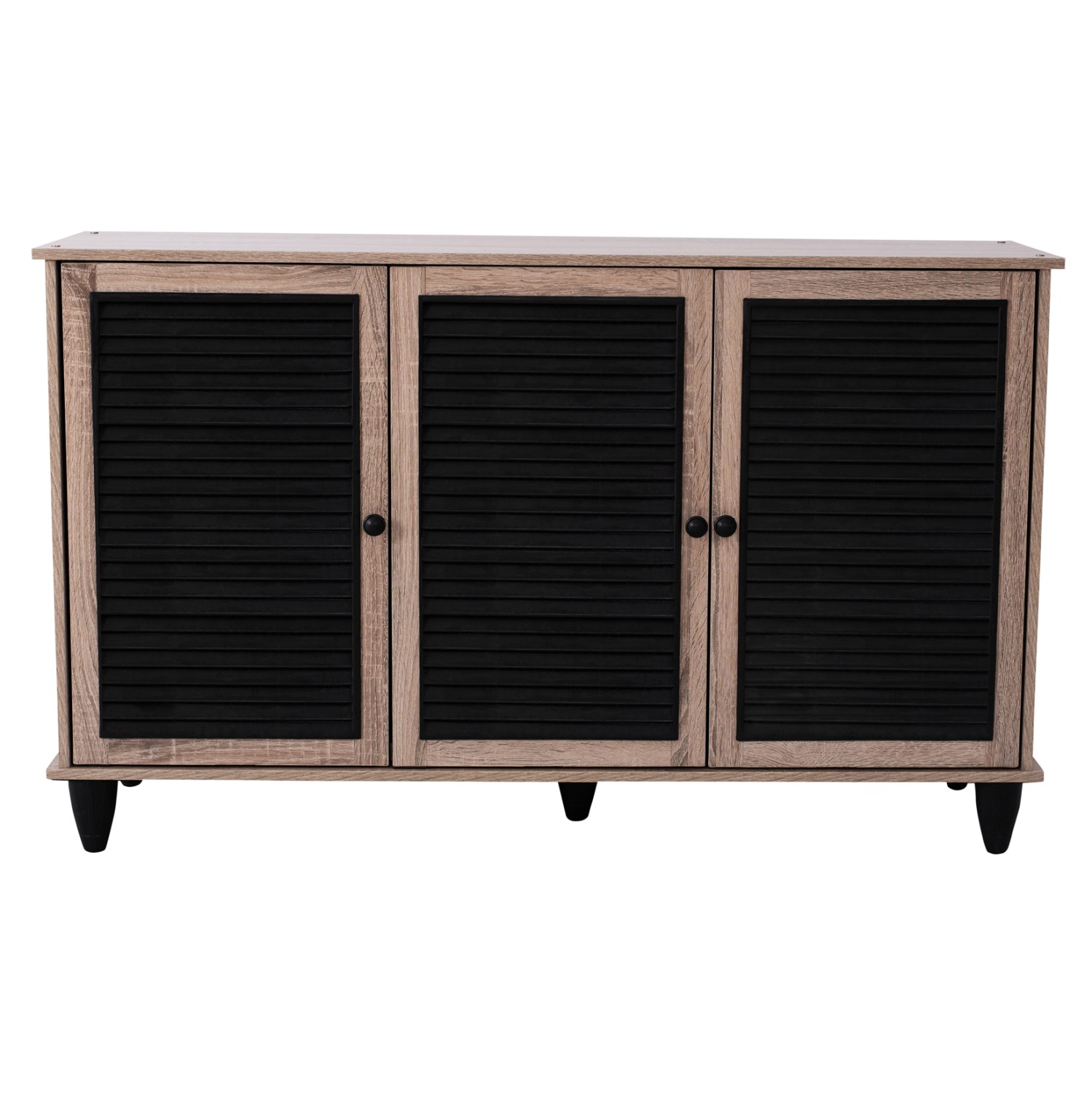 ΠΑΠΟΥΤΣΟΘΗΚΗ ΝΤΟΥΛΑΠΙ 3ΠΟΡΤΕΣ MCKENNA SONAMA ΜΑΥΡΟ 112x30x68,5Υ εκ. - Image 3