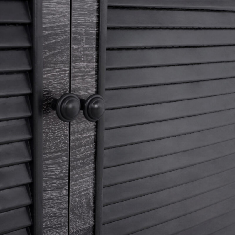 ΠΑΠΟΥΤΣΟΘΗΚΗ ΝΤΟΥΛΑΠΙ ΞΥΛ.3ΠΟΡΤΕΣ MCKENNA ΑΝΘΡΑΚΙ 112x30x68,5 cm