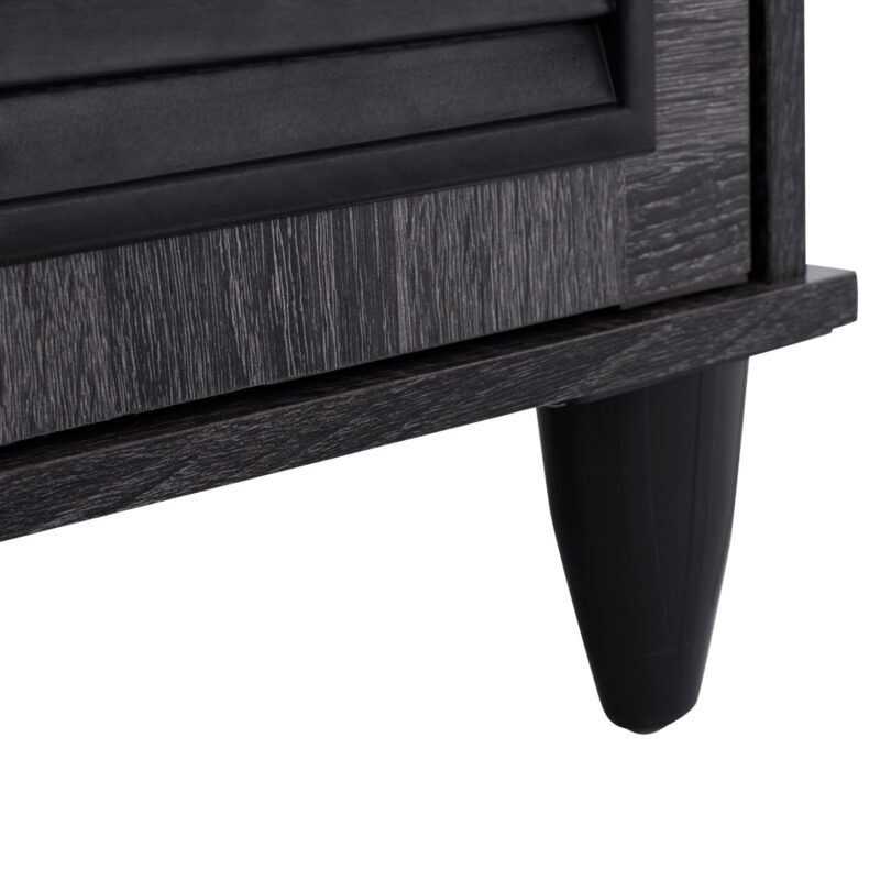 ΠΑΠΟΥΤΣΟΘΗΚΗ ΝΤΟΥΛΑΠΙ ΞΥΛ.3ΠΟΡΤΕΣ MCKENNA ΑΝΘΡΑΚΙ 112x30x68,5 cm