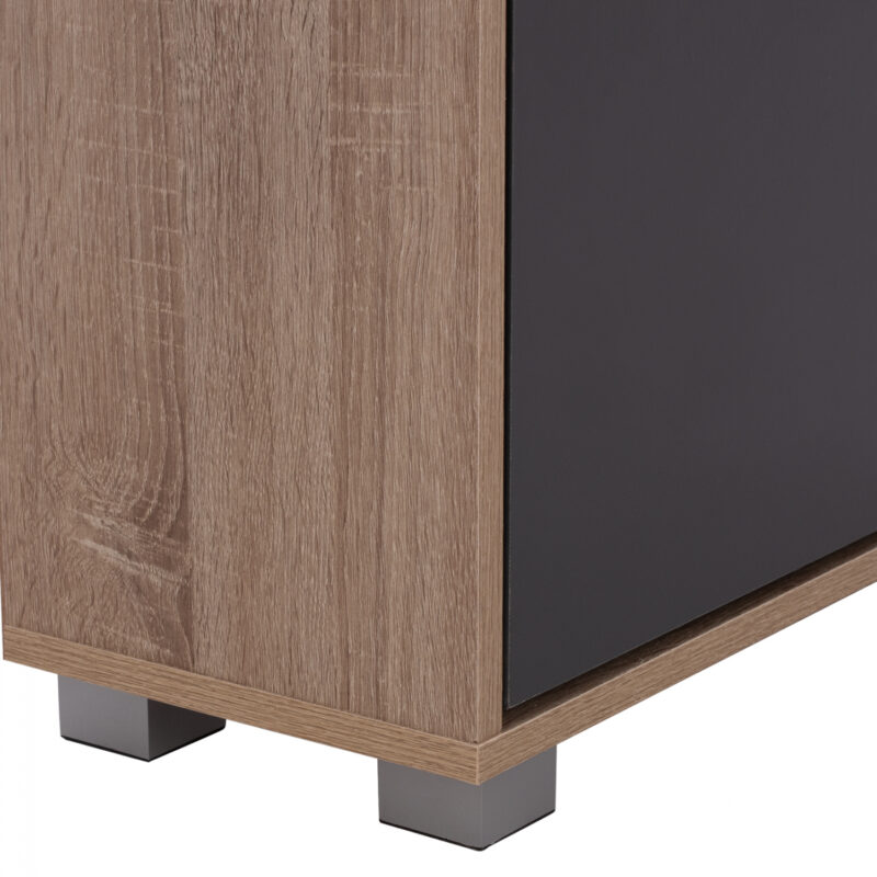 ΠΑΠΟΥΤΣΟΘΗΚΗ ΞΥΛΙΝΗ DAVINA SONAMA-ΓΚΡΙ 3ΘΕΣΕΩΝ 62Χ24Χ110Υεκ