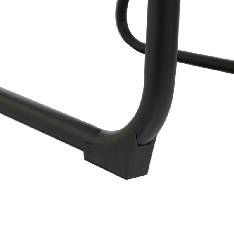 Πολυθρόνα Vindor ύφασμα σε κρεμ απόχρωση με μαύρο μεταλλικό πόδι 65x68.5x79.5εκ