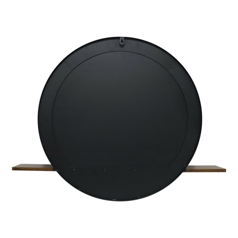 Καθρέπτης με ράφι Salmin μέταλλο σε μαύρη απόχρωση 80x10x60εκ