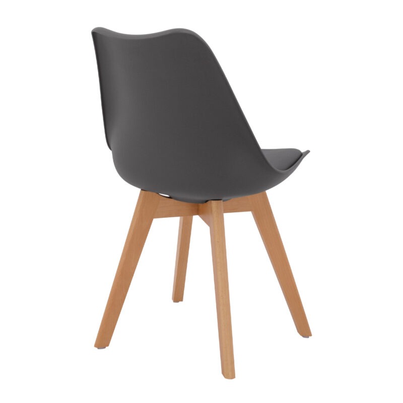 ΚΑΡΕΚΛΑ VEGAS ΠΟΔΙΑ ΟΞΙΑΣ-ΚΑΘΙΣΜΑ P.P. ΣΚΟΥΡΟ ΓΚΡΙ 45x56x80Υεκ.