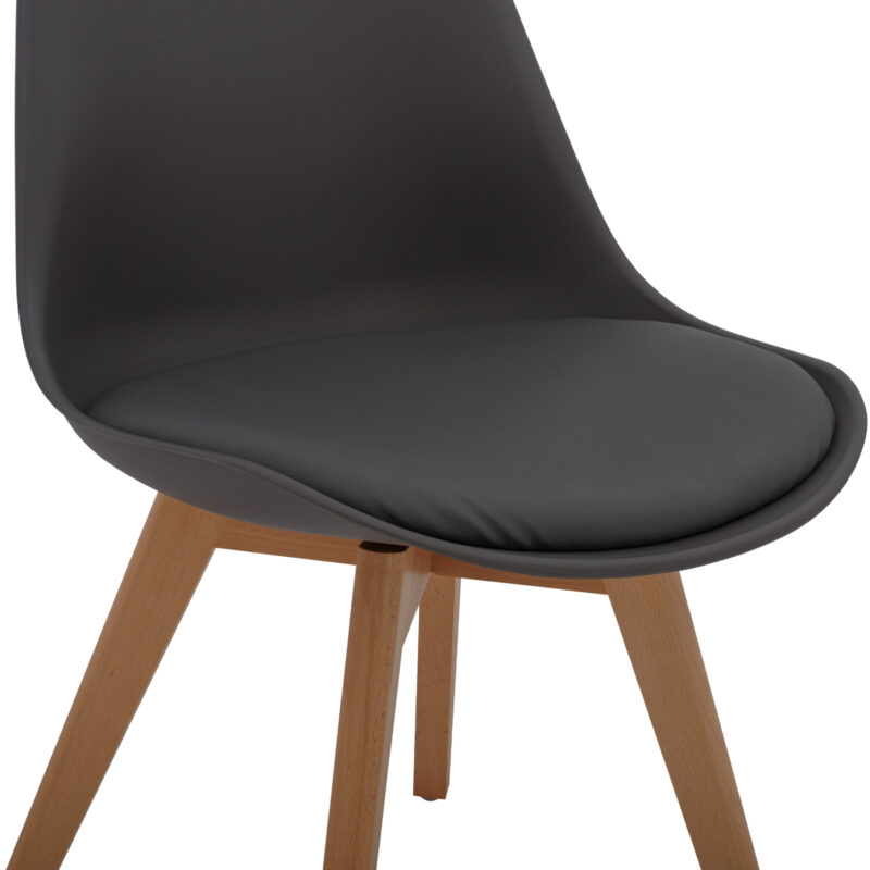 ΚΑΡΕΚΛΑ VEGAS ΠΟΔΙΑ ΟΞΙΑΣ-ΚΑΘΙΣΜΑ P.P. ΣΚΟΥΡΟ ΓΚΡΙ 45x56x80Υεκ.