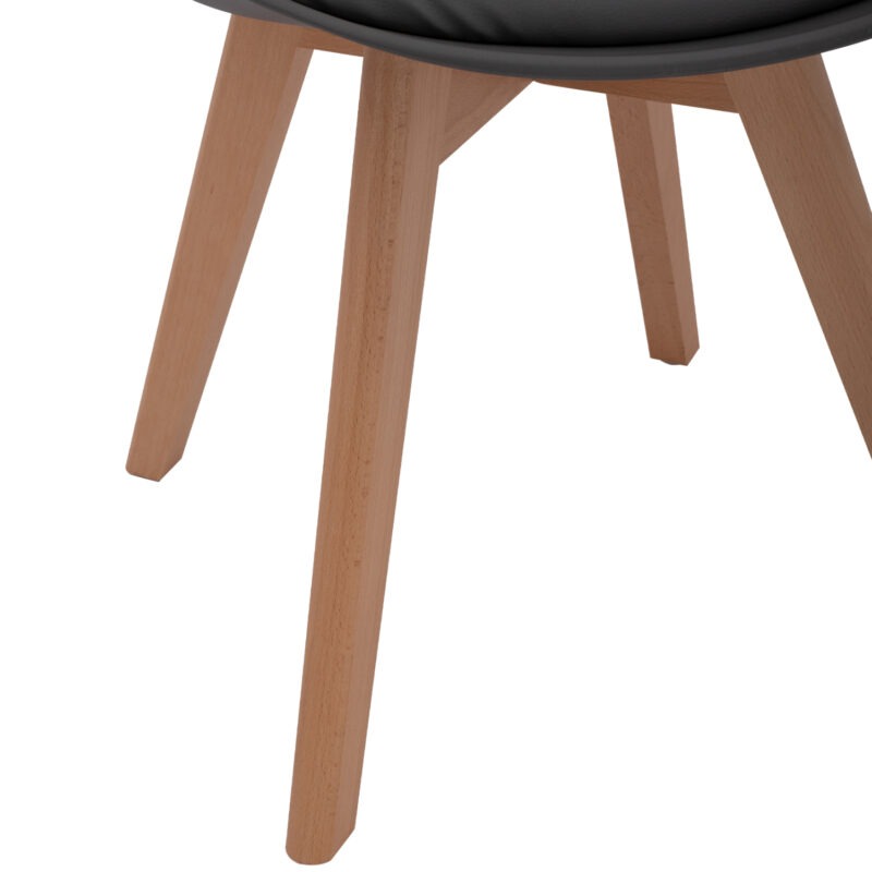 ΚΑΡΕΚΛΑ VEGAS ΠΟΔΙΑ ΟΞΙΑΣ-ΚΑΘΙΣΜΑ P.P. ΣΚΟΥΡΟ ΓΚΡΙ 45x56x80Υεκ.