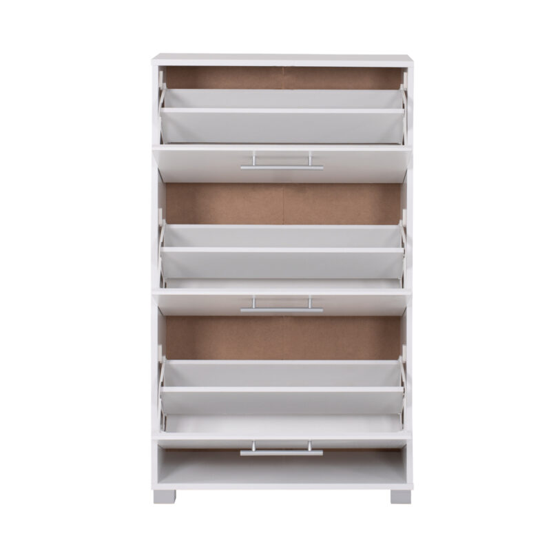 ΠΑΠΟΥΤΣΟΘΗΚΗ ΜΕΛΑΜΙΝΗΣ 3ΘΕΣΕΩΝ DAVINA ΛΕΥΚΗ 62Χ24Χ110Υ εκ.