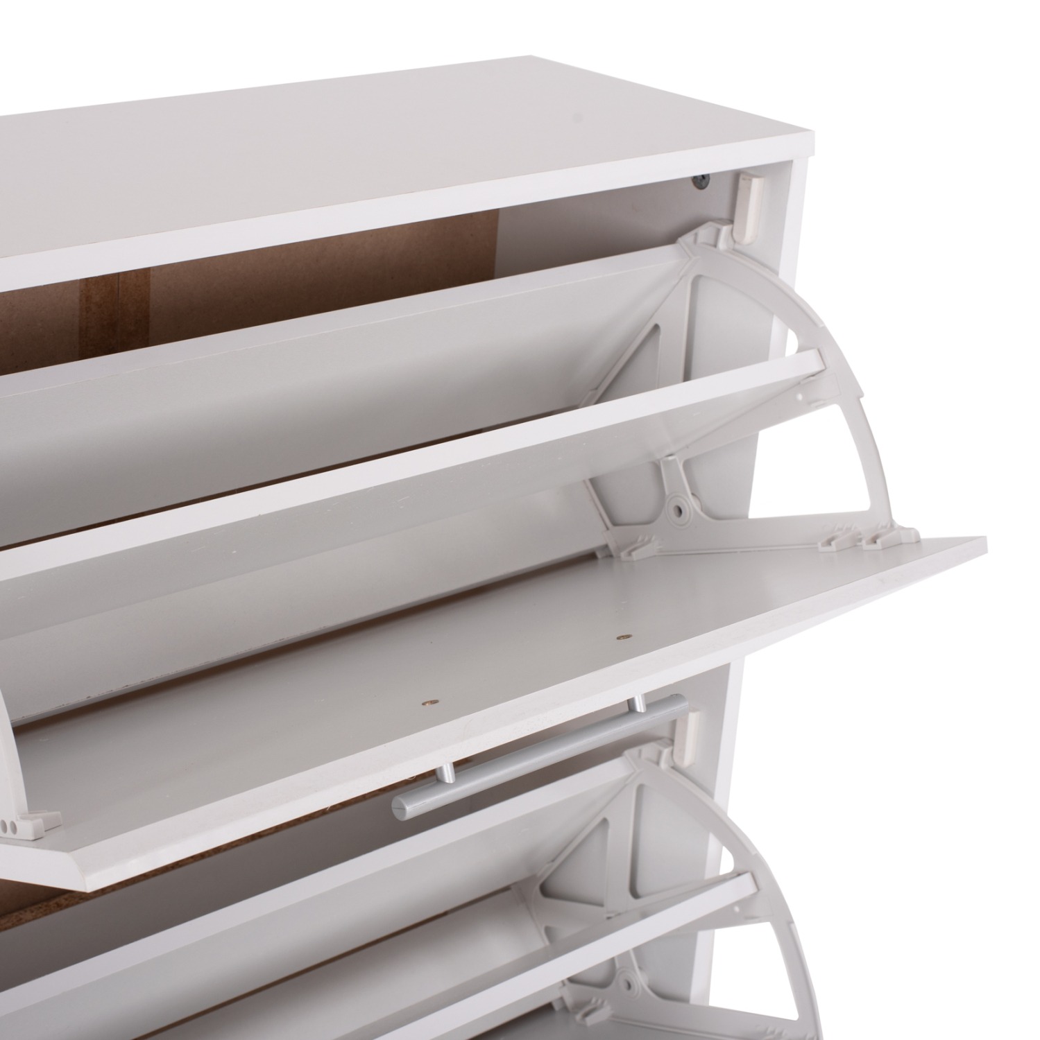 ΠΑΠΟΥΤΣΟΘΗΚΗ ΜΕΛΑΜΙΝΗΣ 3ΘΕΣΕΩΝ DAVINA ΛΕΥΚΗ 62Χ24Χ110Υ εκ. - Image 5