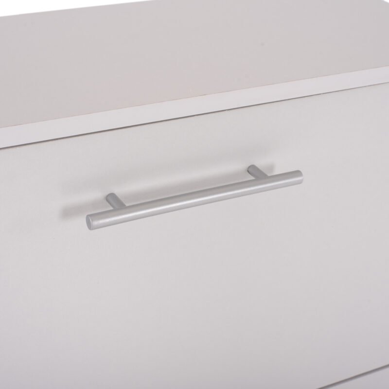 ΠΑΠΟΥΤΣΟΘΗΚΗ ΜΕΛΑΜΙΝΗΣ 3ΘΕΣΕΩΝ DAVINA ΛΕΥΚΗ 62Χ24Χ110Υ εκ.