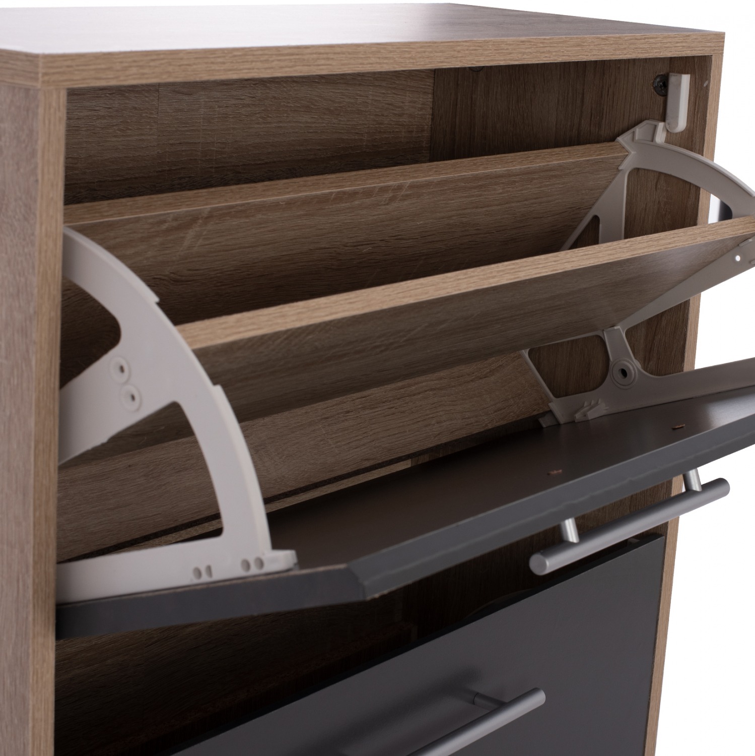 ΠΑΠΟΥΤΣΟΘΗΚΗ ΞΥΛΙΝΗ DAVINA SONAMA-ΓΚΡΙ 3ΘΕΣΕΩΝ 62Χ24Χ110Υεκ - Image 8