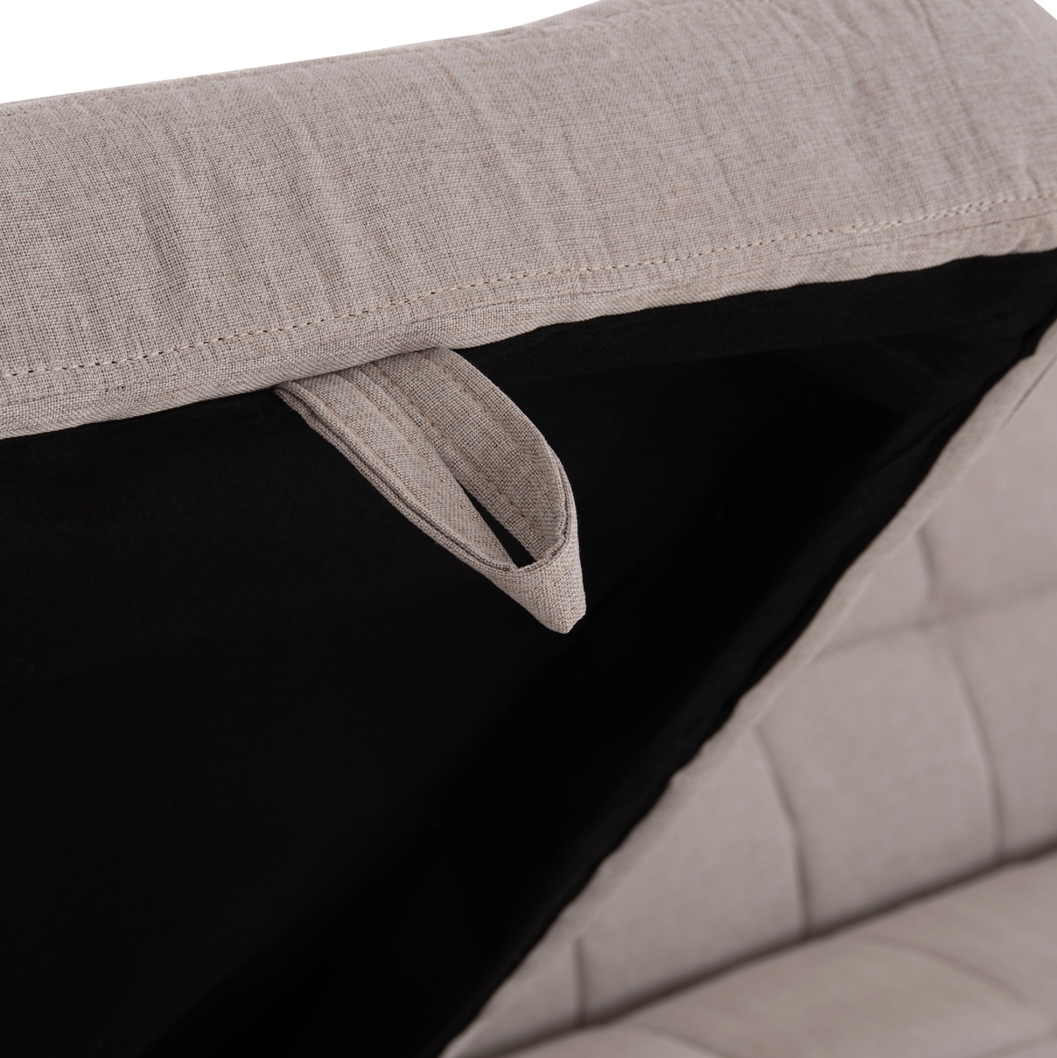 ΓΩΝΙΑΚΟΣ ΚΑΝΑΠΕΣ-ΚΡΕΒΑΤΙ ΑΝΑΣΤΡΕΨΙΜΟΣ NEZU ΜΠΕΖ ΥΦΑΣΜΑ 210x140x78Υεκ. - Image 10