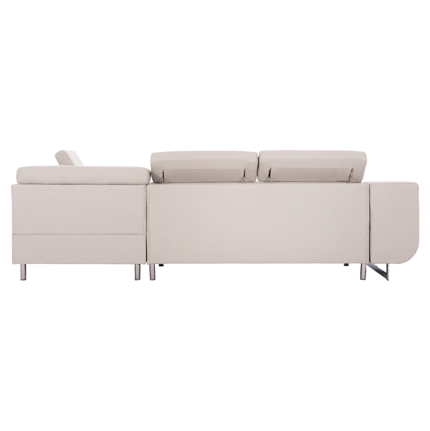 ΓΩΝΙΑΚΟΣ ΚΑΝΑΠΕΣ-ΚΡΕΒΑΤΙ ΜΕ ΑΠΟΘ.ΧΩΡΟ ENCORE(R) ΜΠΕΖ ΥΦΑΣΜΑ 285x205x90Υεκ. - Image 7