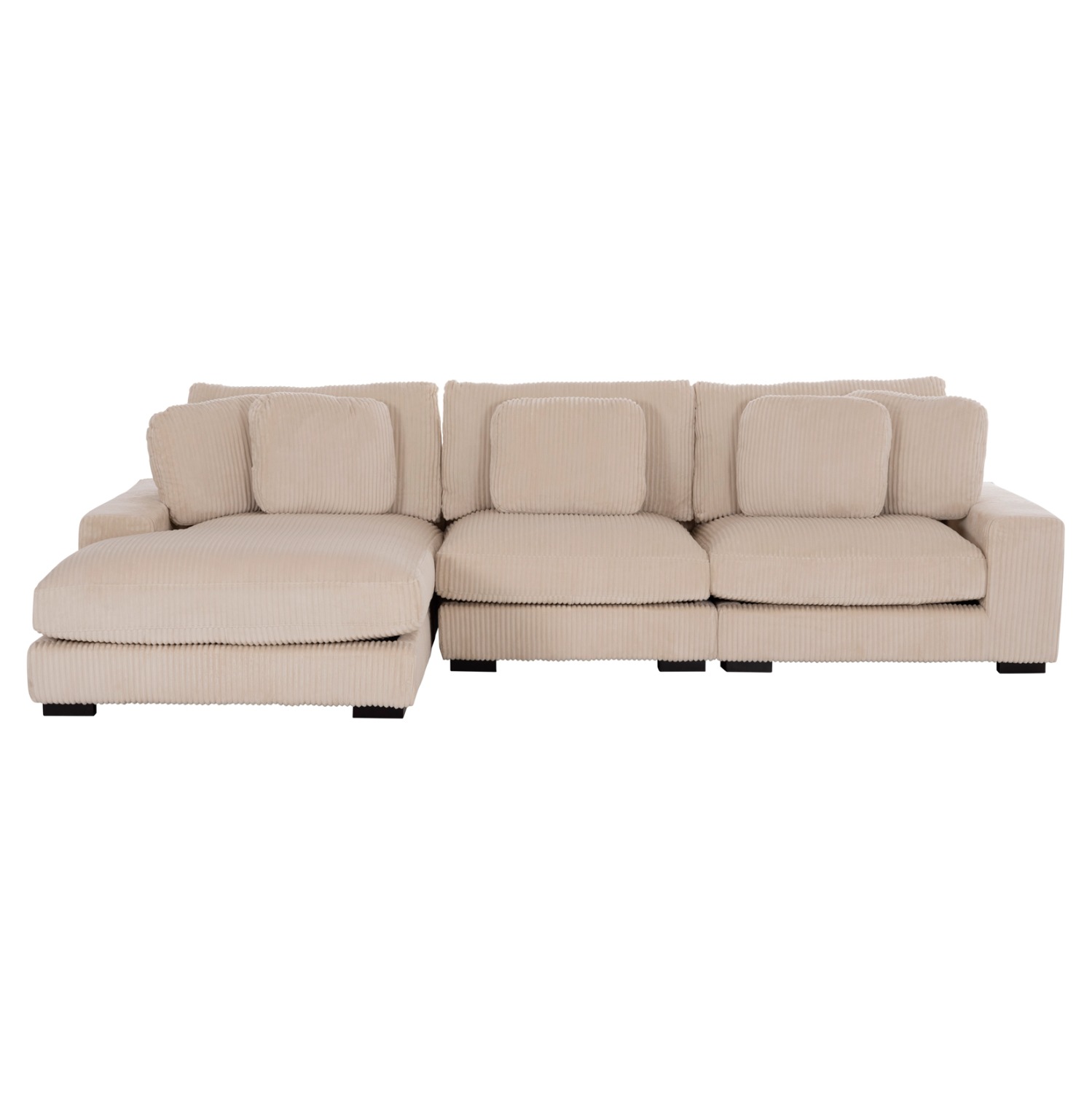 ΚΑΝΑΠΕΣ ΑΡΙΣΤΕΡΗ ΓΩΝΙΑ CRANFIELD (L)ΜΠΕΖ ΡΙΓΕ ΥΦΑΣΜΑ 315x167(γωνία)x67Υεκ. - Image 3