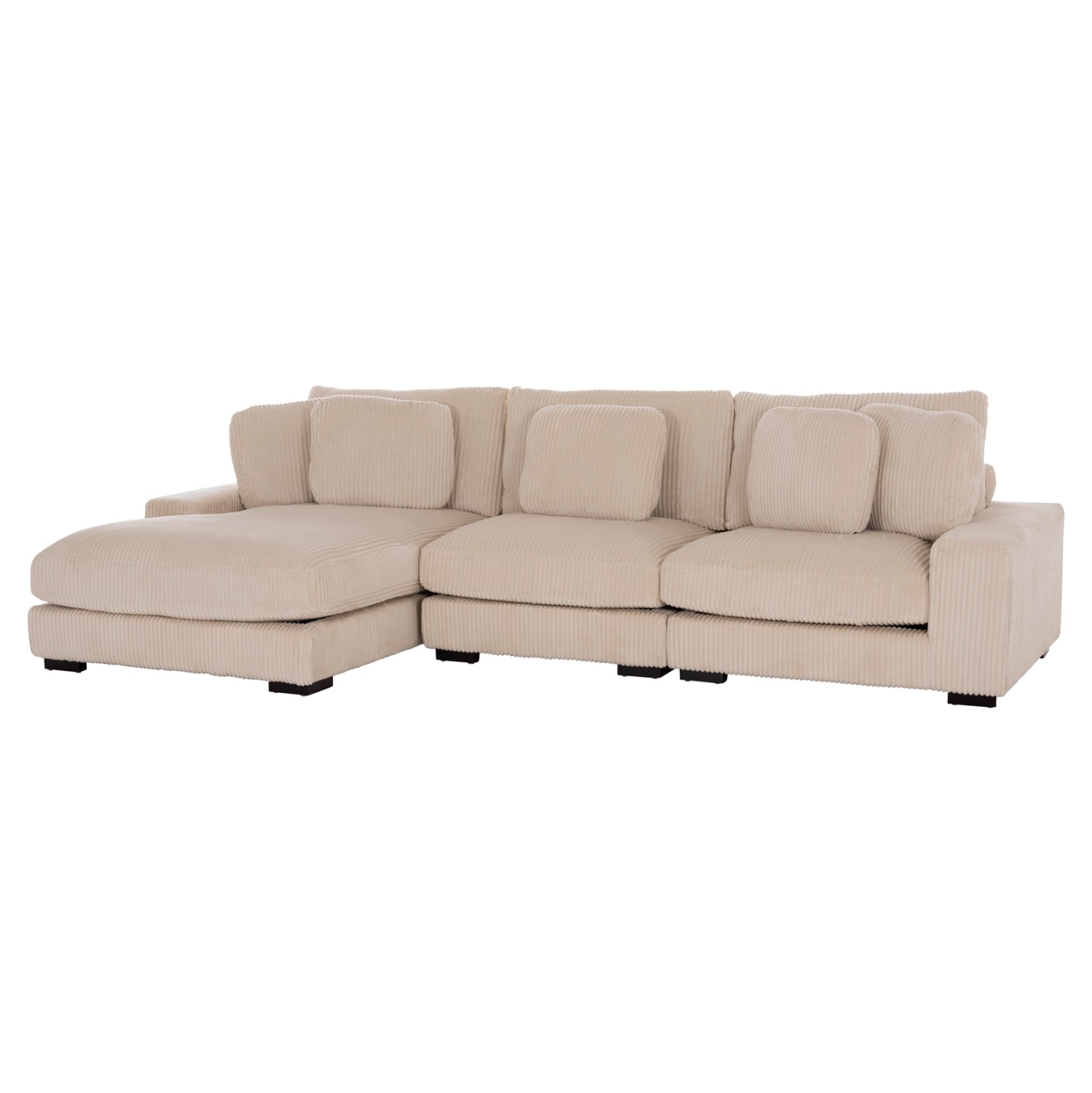 ΚΑΝΑΠΕΣ ΑΡΙΣΤΕΡΗ ΓΩΝΙΑ CRANFIELD (L)ΜΠΕΖ ΡΙΓΕ ΥΦΑΣΜΑ 315x167(γωνία)x67Υεκ.