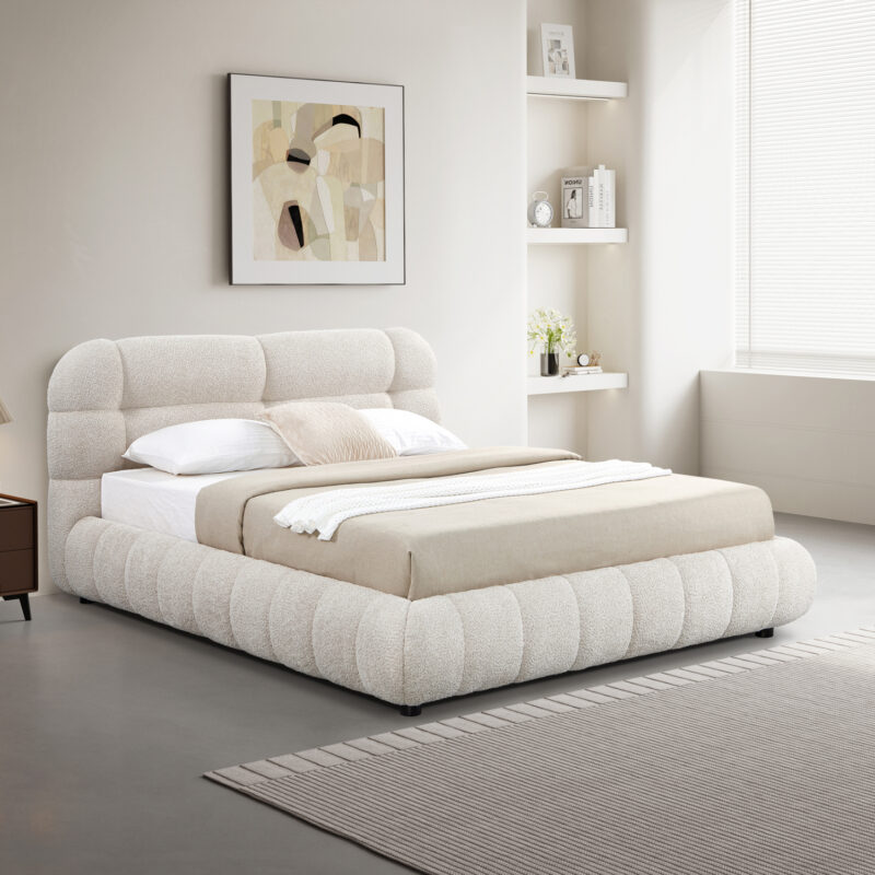 ΚΡΕΒΑΤΙ ΜΕ ΑΠΟΘ.ΧΩΡΟ MOLEN ΜΠΕΖ ΜΠΟΥΚΛΕ ΥΦΑΣΜΑ--ΓΙΑ ΣΤΡΩΜΑ 160x200εκ