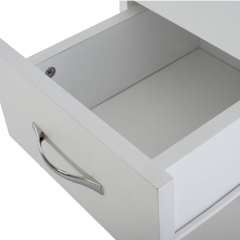 ΝΤΟΥΛΑΠΙ ΣΤΗΛΗ ΠΟΛΛΑΠΛΩΝ ΧΡΗΣΕΩΝ ΜΕΛΑΜΙΝΗ ΛΕΥΚΟ 30x33x175,5Yεκ. ADEMIA