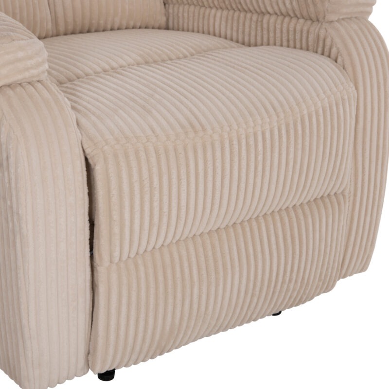 ΠΟΛΥΘΡΟΝΑ RELAX DIONI ΜΠΕΖ ΡΙΓΕ ΥΦΑΣΜΑ 85x90x100Υεκ.