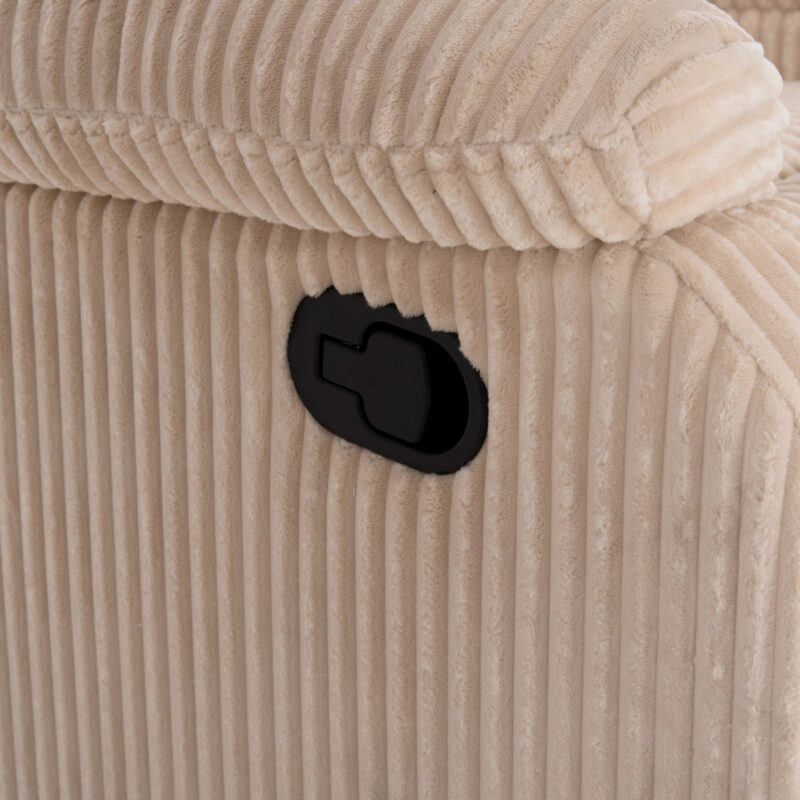 ΠΟΛΥΘΡΟΝΑ RELAX DIONI ΜΠΕΖ ΡΙΓΕ ΥΦΑΣΜΑ 85x90x100Υεκ.