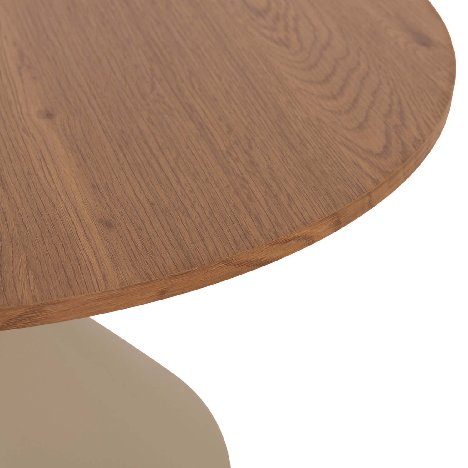 ΣΕΤ 2 ΤΡΑΠΕΖΙΑ ΣΑΛΟΝΙΟΥ JENNEL(X) ΜΕΤΑΛΛΟ ΣΑΜΠΑΝΙ--MDF ΣΕ ΦΥΣΙΚΟ Φ50εκ & Φ70εκ - Image 7