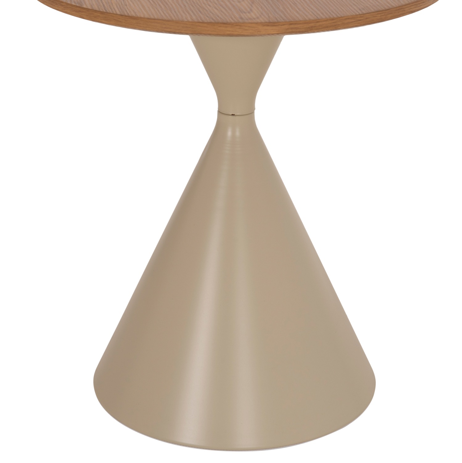 ΣΕΤ 2 ΤΡΑΠΕΖΙΑ ΣΑΛΟΝΙΟΥ JENNEL(X) ΜΕΤΑΛΛΟ ΣΑΜΠΑΝΙ--MDF ΣΕ ΦΥΣΙΚΟ Φ50εκ & Φ70εκ - Image 8