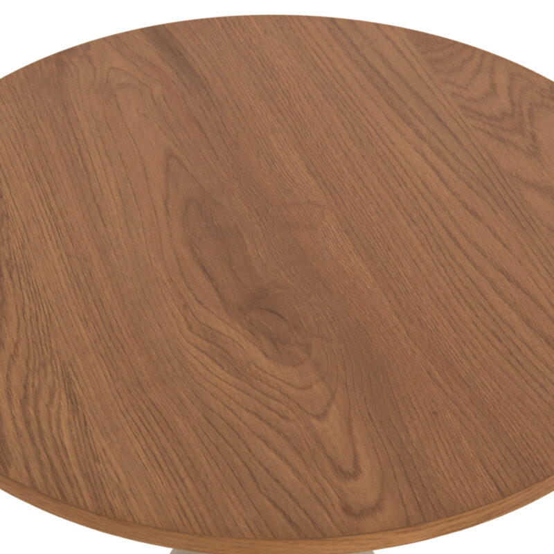 ΣΕΤ 2 ΤΡΑΠΕΖΙΑ ΣΑΛΟΝΙΟΥ JENNEL(X) ΜΕΤΑΛΛΟ ΣΑΜΠΑΝΙ--MDF ΣΕ ΦΥΣΙΚΟ Φ50εκ & Φ70εκ